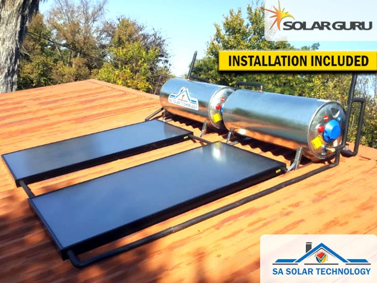 SA Solar 300 Liter Thermosiphon Flat Panel Solar Geyser High Pressure ...